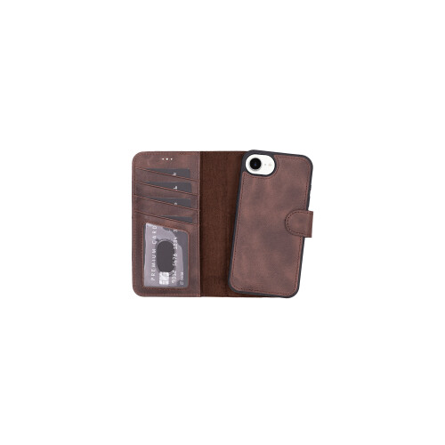 Magic iPhone 17E 16E Compatible Detachable Leather Wallet Case 4