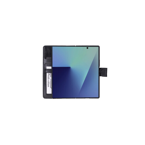Wallet ID Leather Samsung Galaxy Z Fold7 Folio Case 08